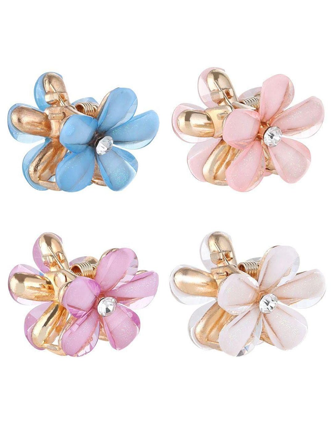 ANNA CREATIONS Women Set of 4 Claw Clip-image-43