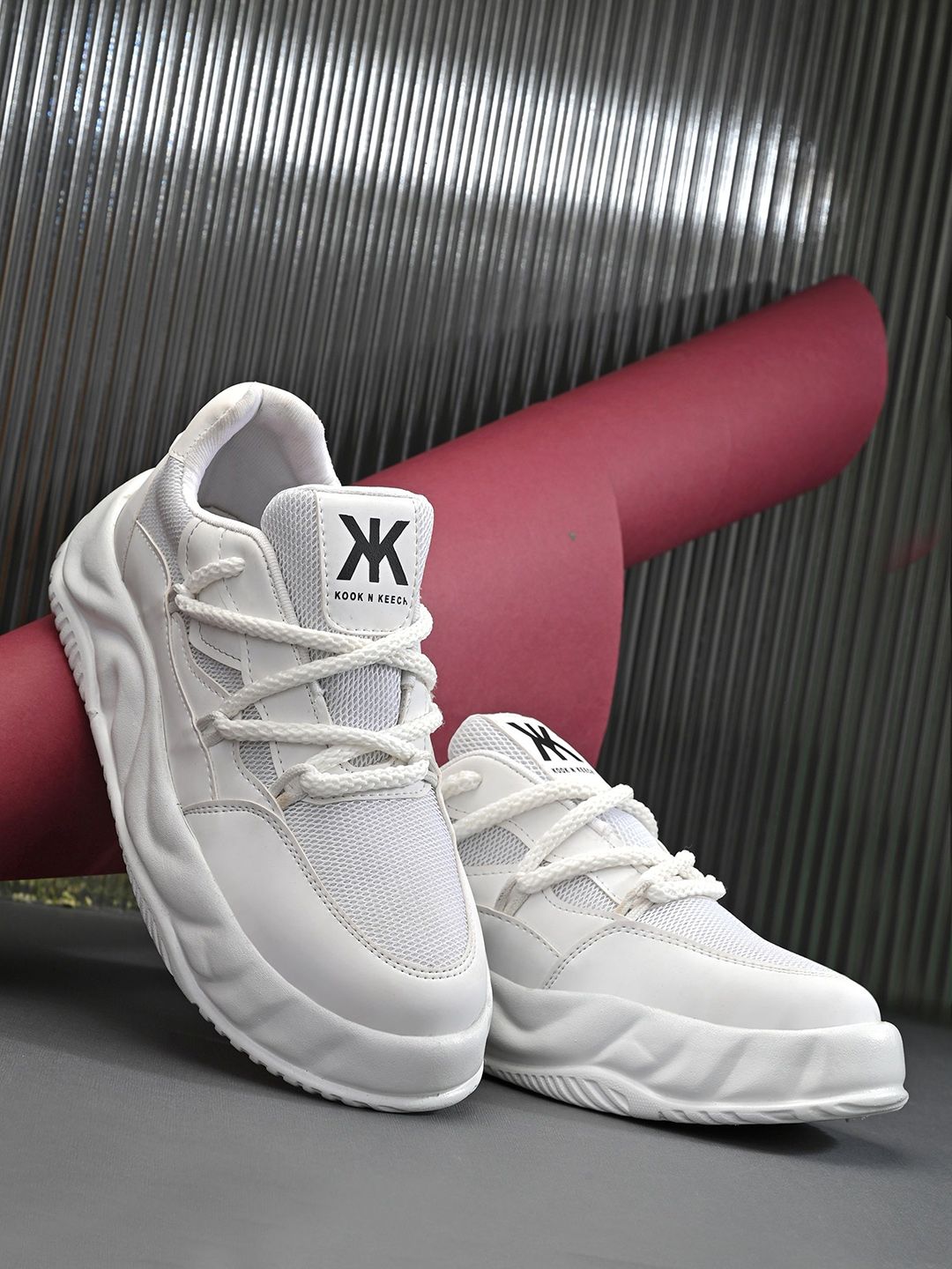 Kook N Keech Men Woven Design Sneakers-picture-30