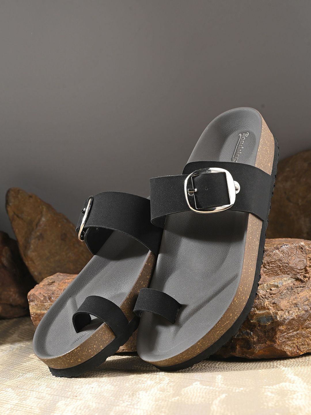The Roadster Lifestyle Co. Men Black Comfort Sandals-picture-19