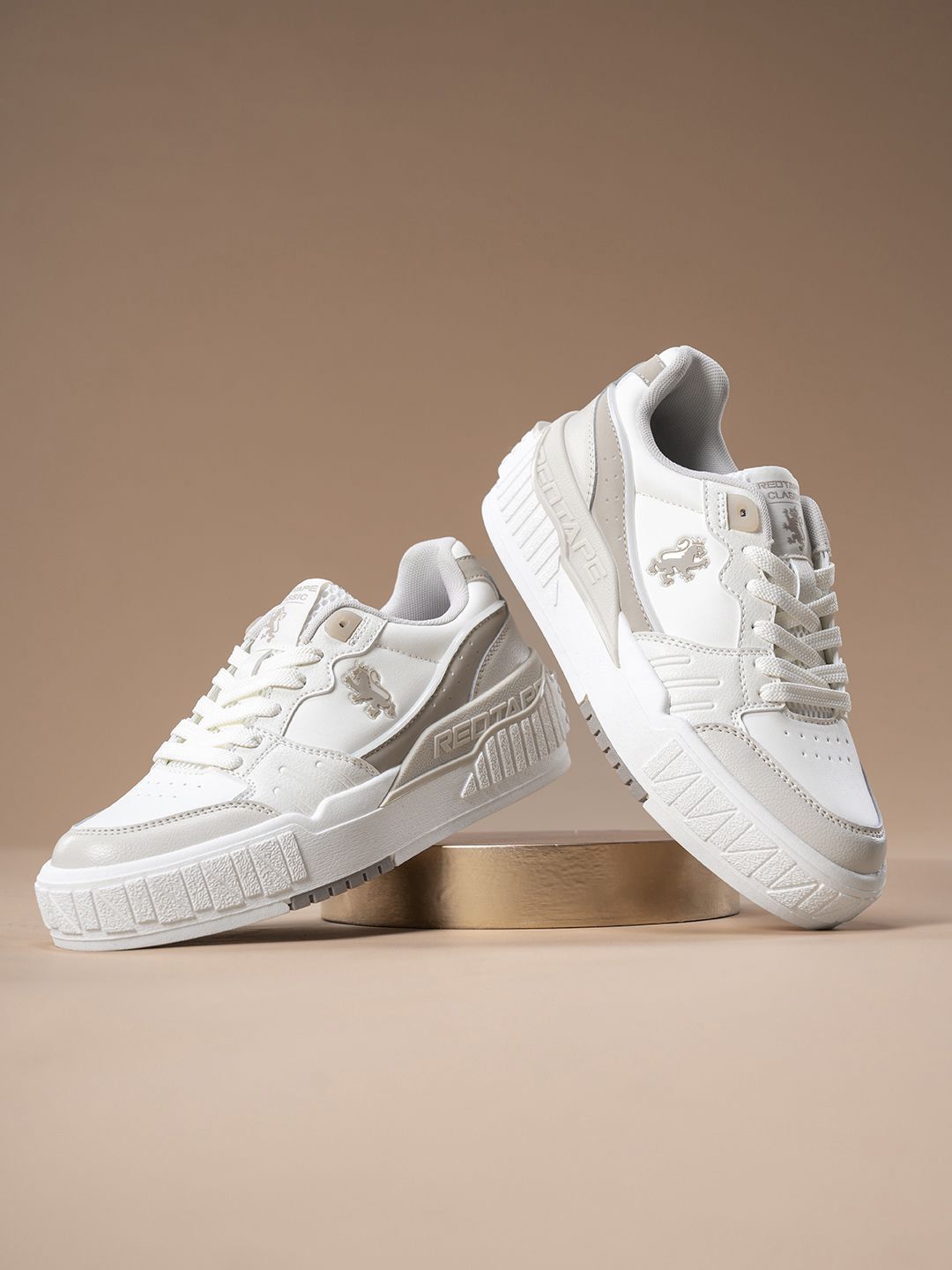 Red Tape Women Round Toe Memory Foam Sneakers