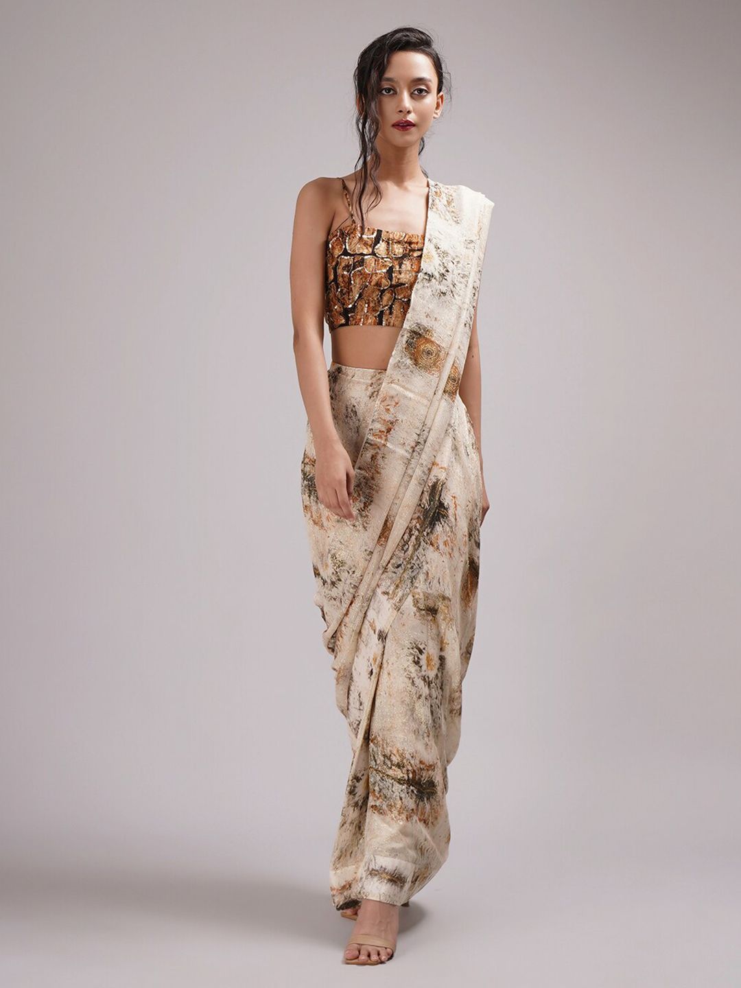 Breathe by Aakanksha Singh Printed Saree-picture-51