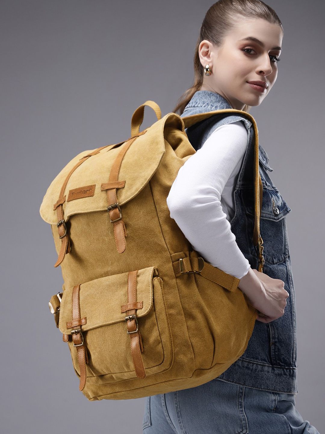 Roadster Women Cotton Backpack-picture-42