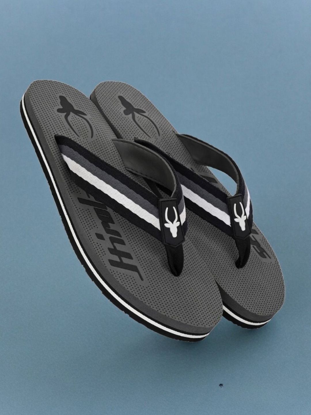 HIROLAS Men Printed Lightweight Thong Flip-Flops-picture-39