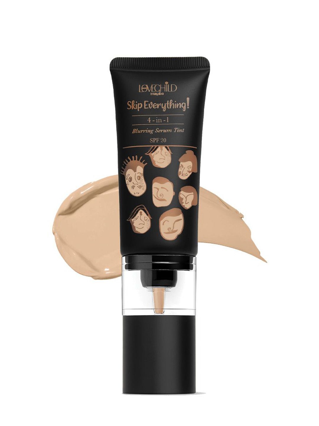 Lovechild Masaba Skip Everything Blurring 4 in 1 Serum Skin Tint - 30ml - Icy You-picture-23