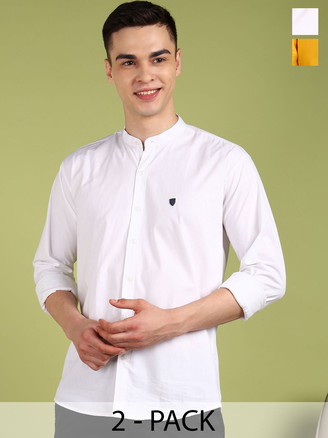 FUBAR Men Slim Fit Opaque Casual Shirt-picture-23