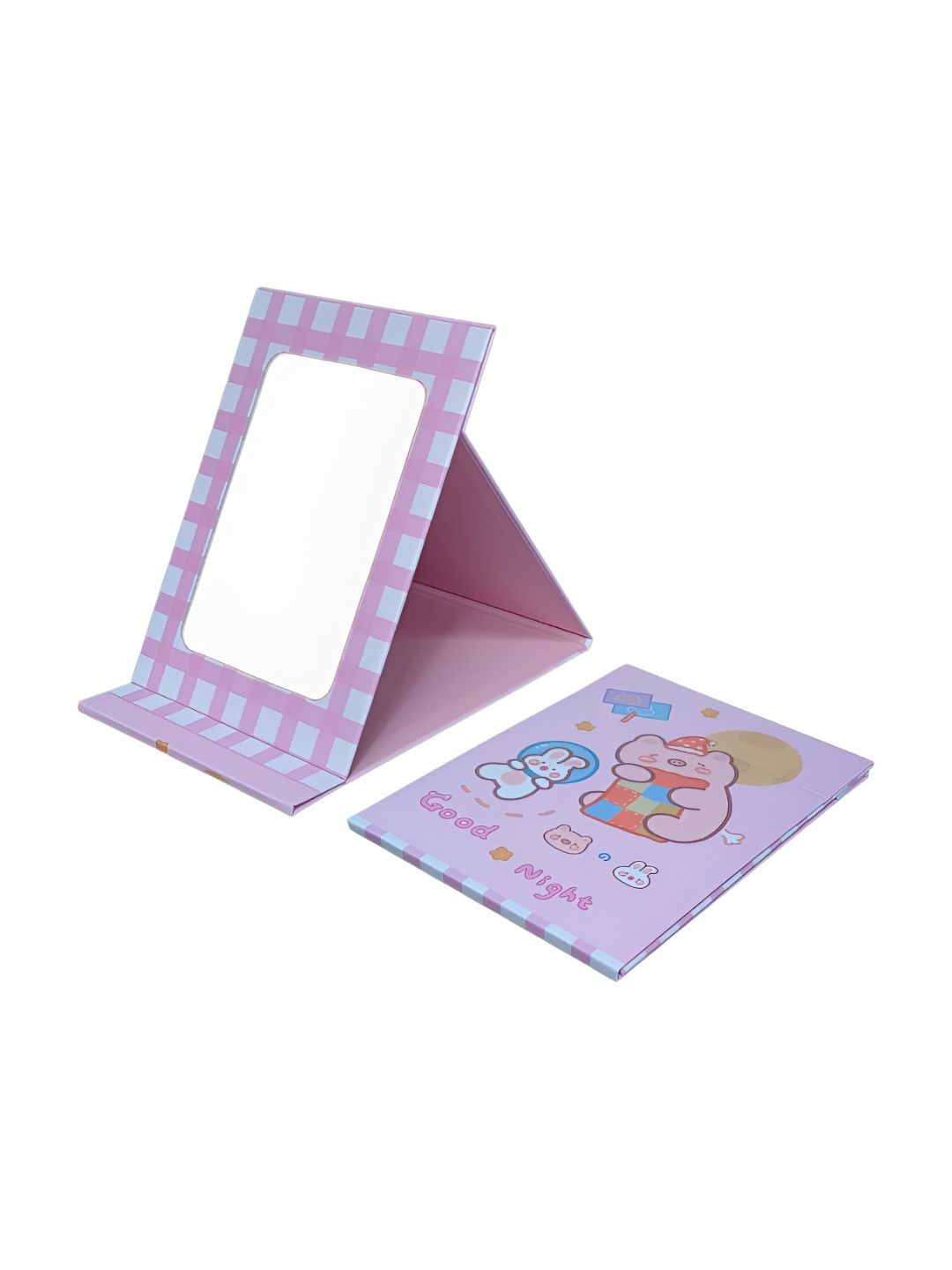 P-Plus International Purple Wooden Foldable Mirror-image-41