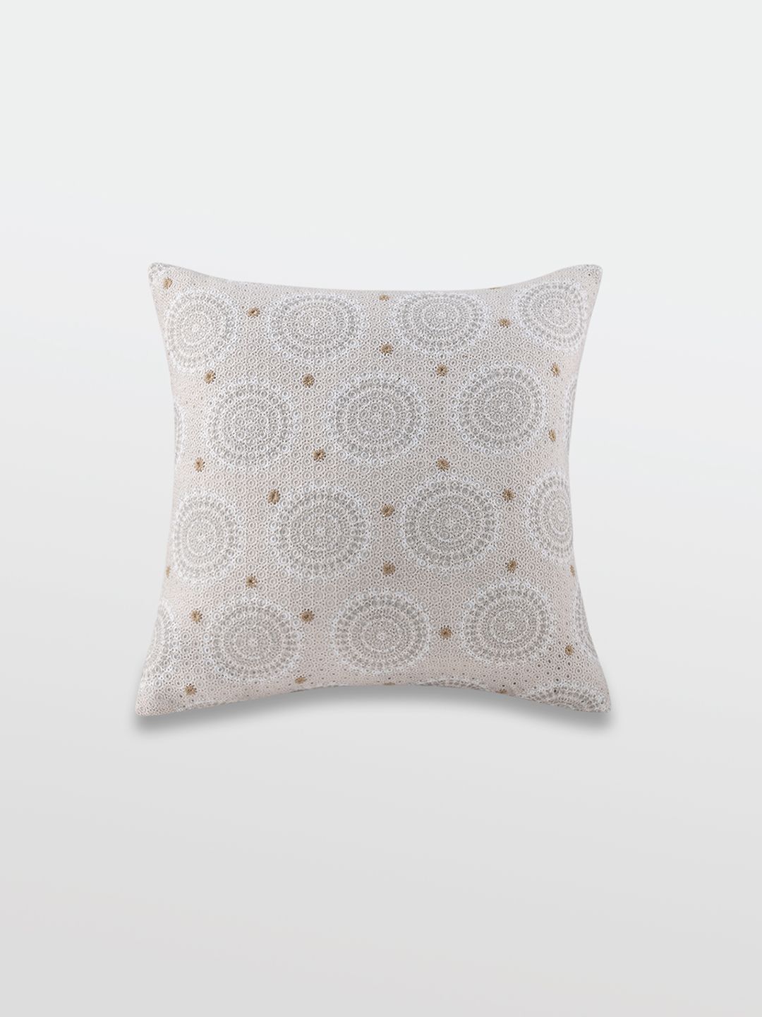 Mirooh Beige Printed Cotton Reversible Filled Cushion-picture-23
