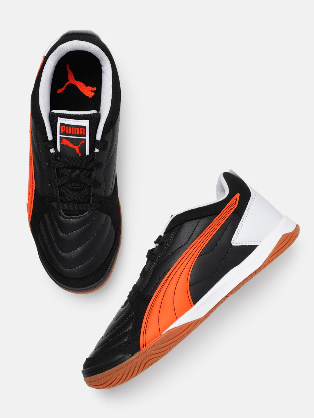 Puma Unisex PRESSING IV Indoor Court Non-Marking Football Shoes-picture-24