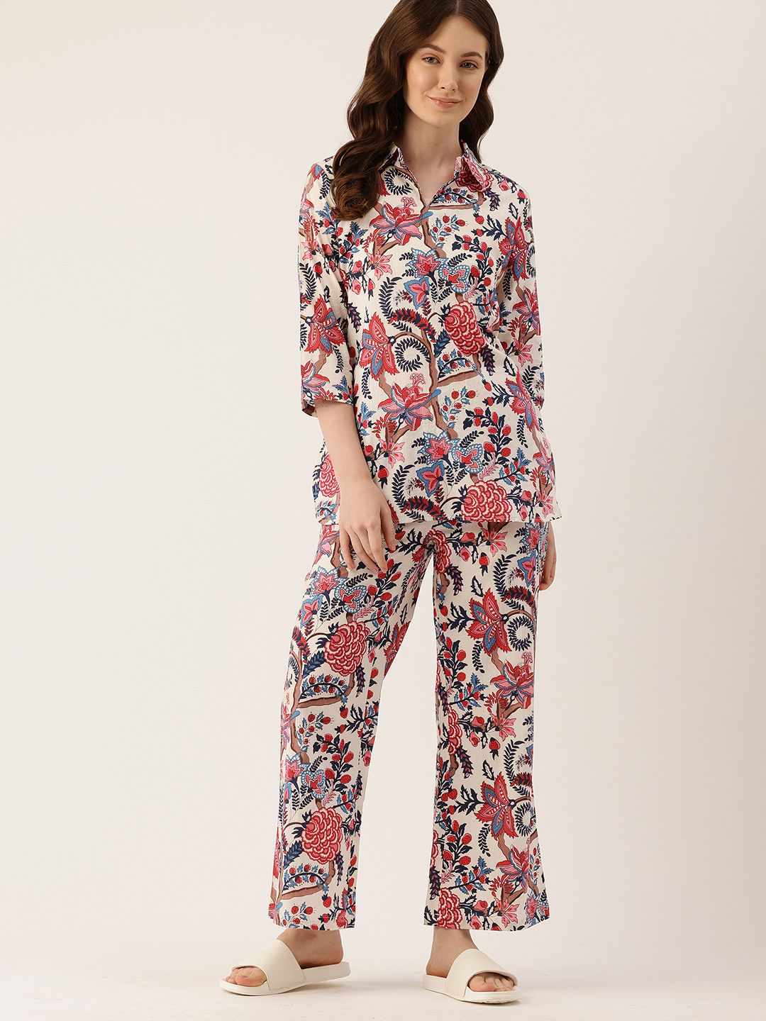 etc x fwd ETC Floral Print Night Suit-picture-29