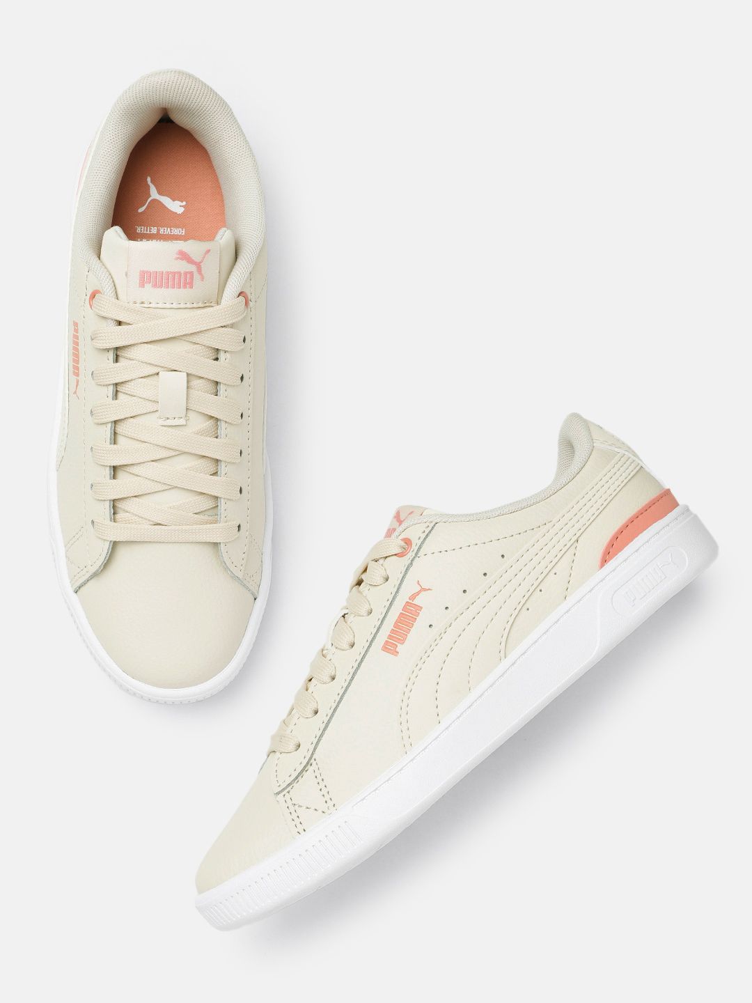 Puma Women Vikky V3 Leather Sneakers-picture-38