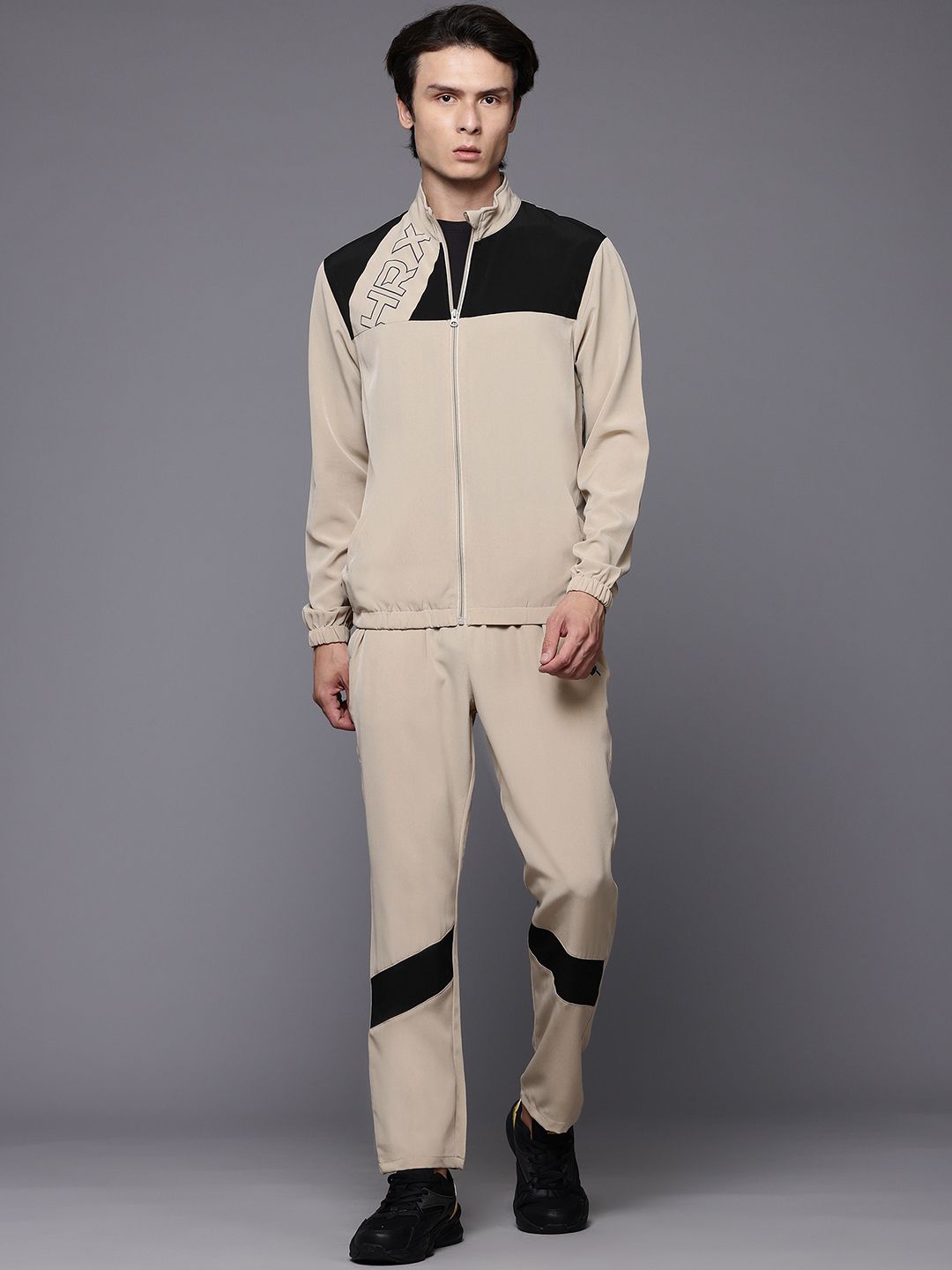 HRX by Hrithik Roshan Men Rapid-Dry Colourblocked Running Tracksuit-picture-19