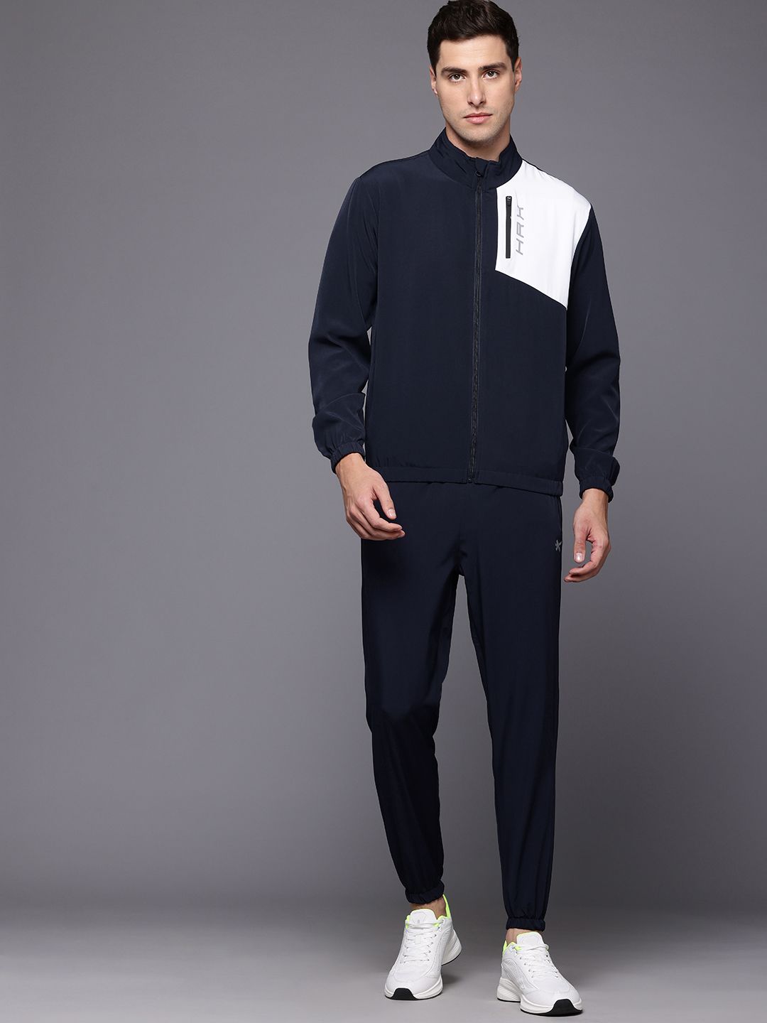 HRX by Hrithik Roshan Men Colourblock Running Track Suit-picture-43