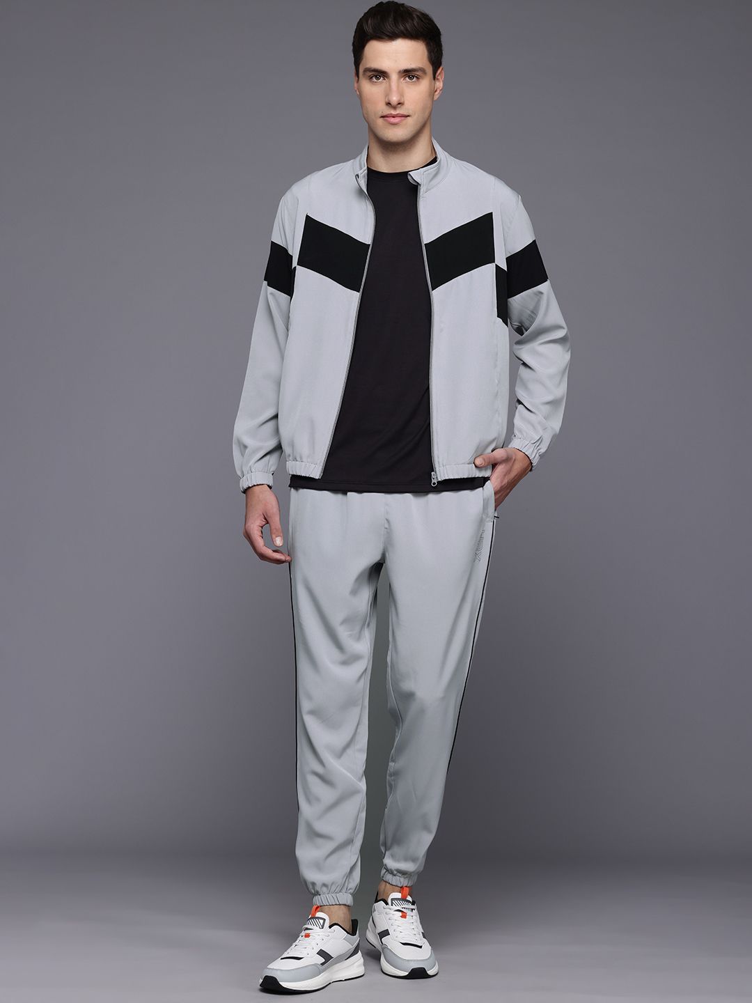 HRX by Hrithik Roshan Striped Rapid-Dry Running Tracksuit-picture-23
