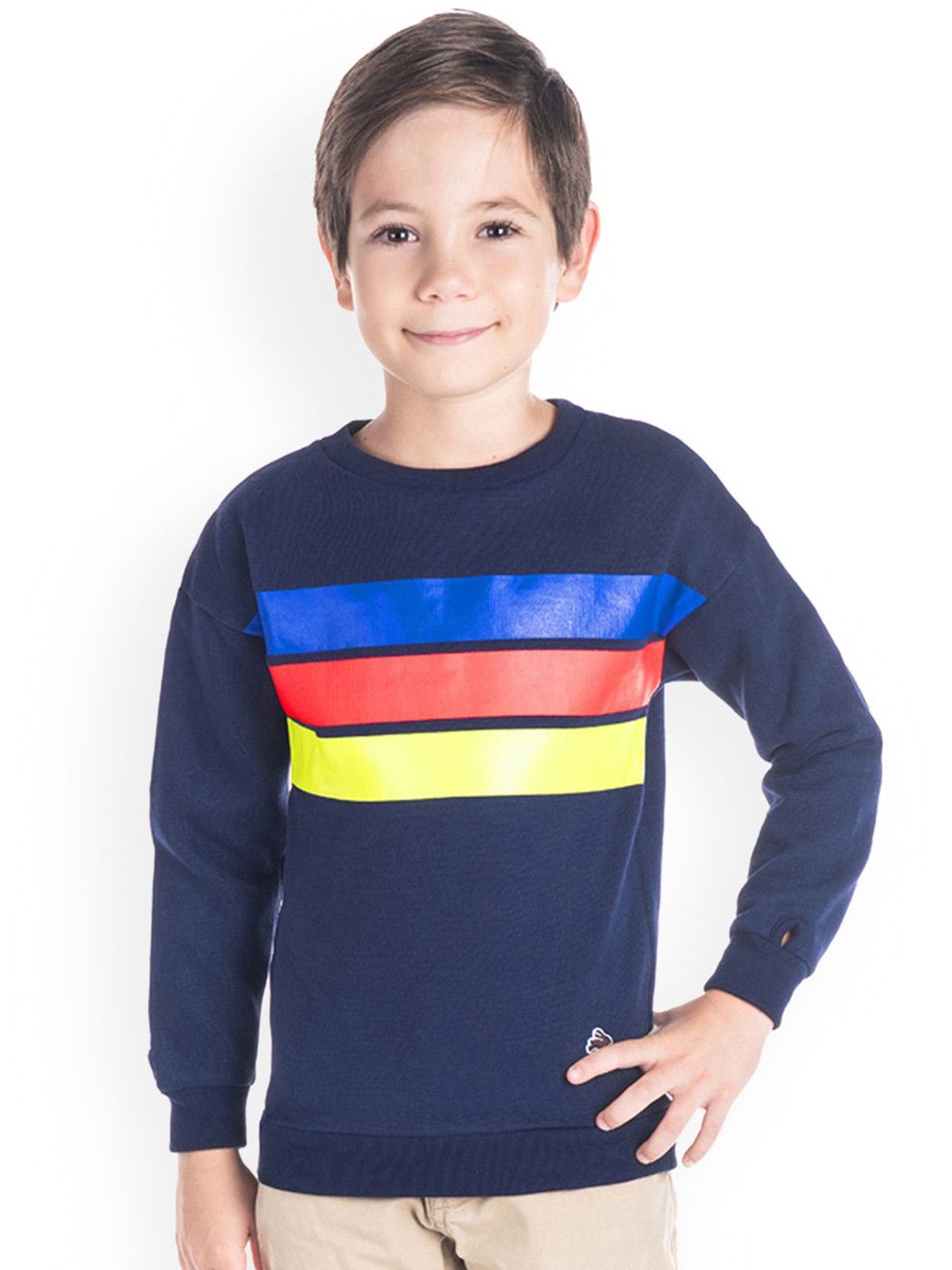 Cherry Crumble Boys Striped Sweatshirt-picture-19