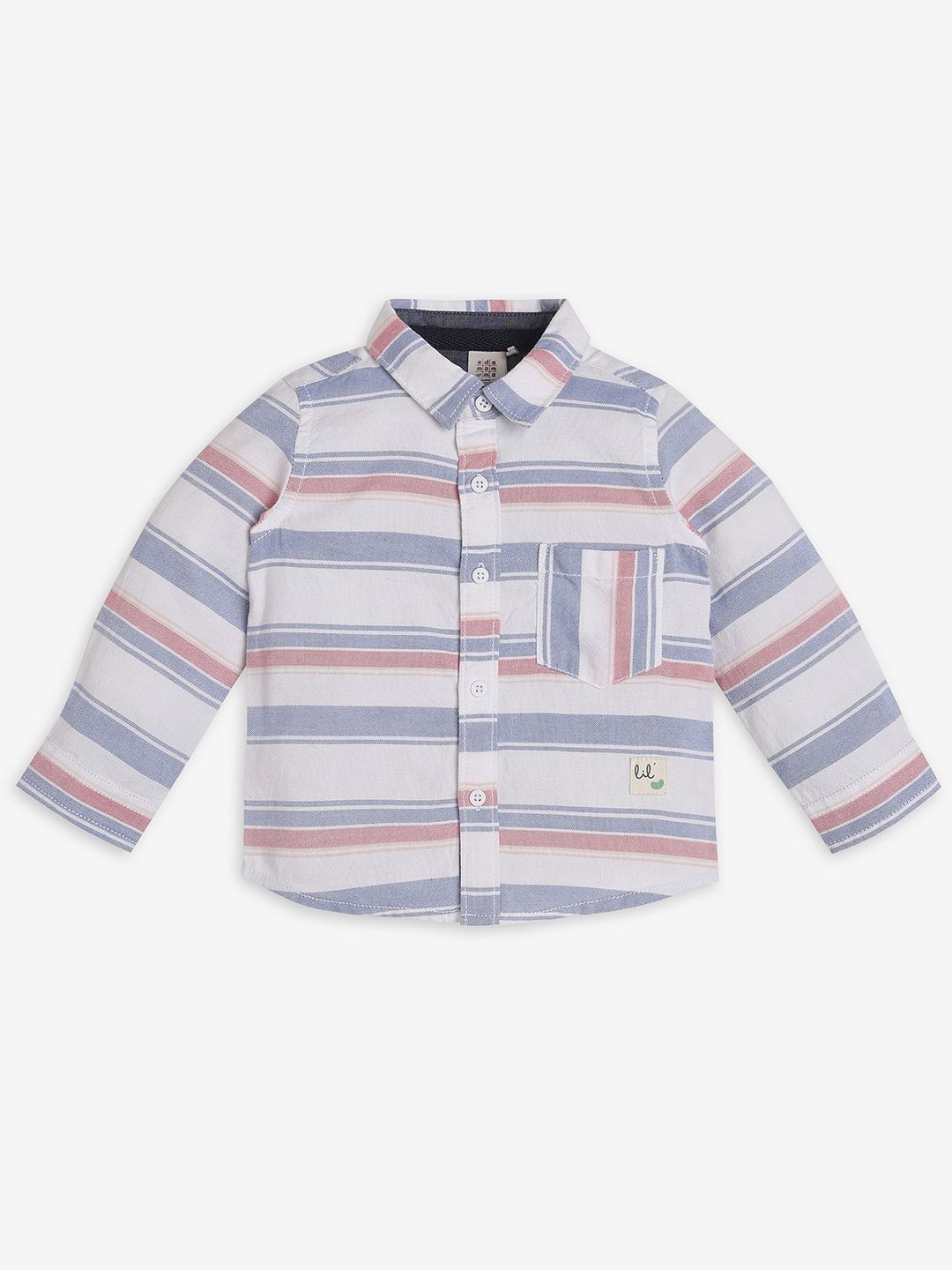 Ed-a-Mamma Baby Boys Premium Horizontal Stripes Opaque Striped Casual Shirt-picture-11