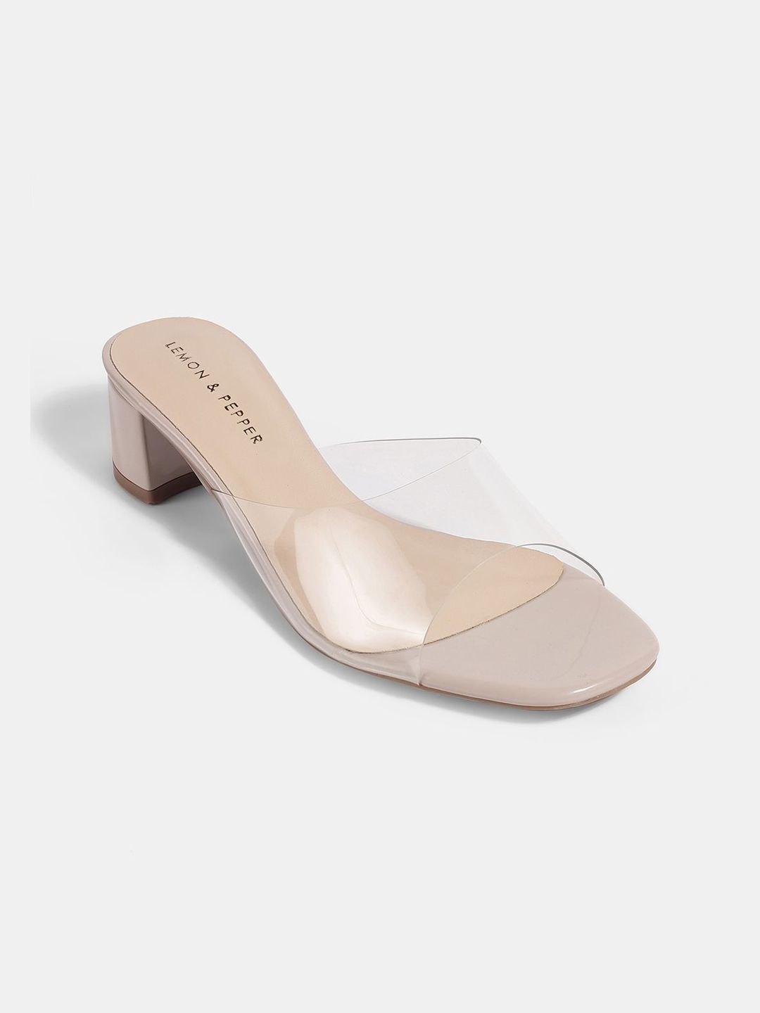 LEMON & PEPPER Open Toe Block Heels-image-27
