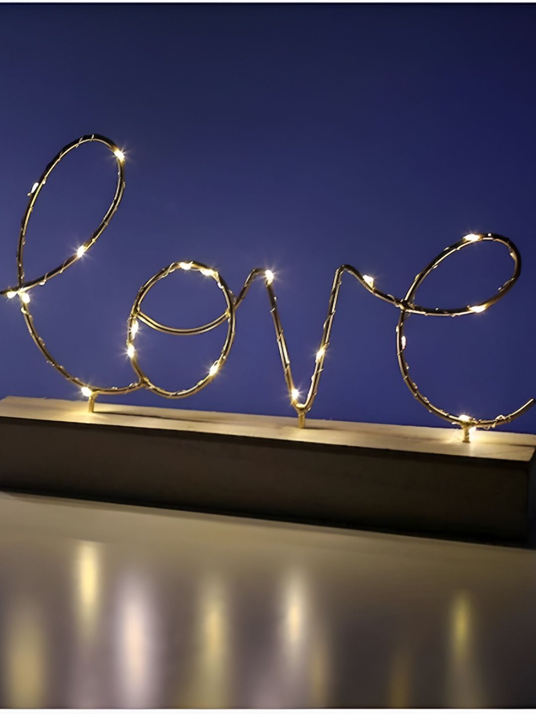 VAH Kya Bat Hai !! Brown Love Sign String Lights-picture-33