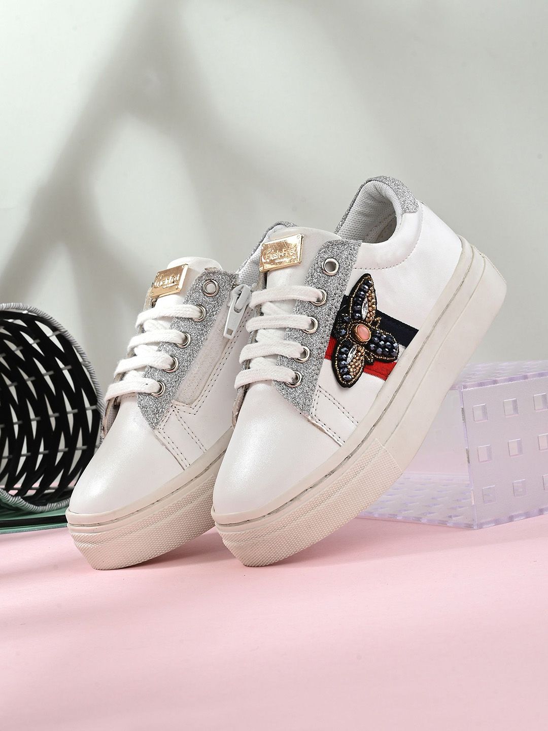 FRESH 1947 FEET Kids Printed Round Toe Comfort Insole Lightweight Sneakers-picture-17