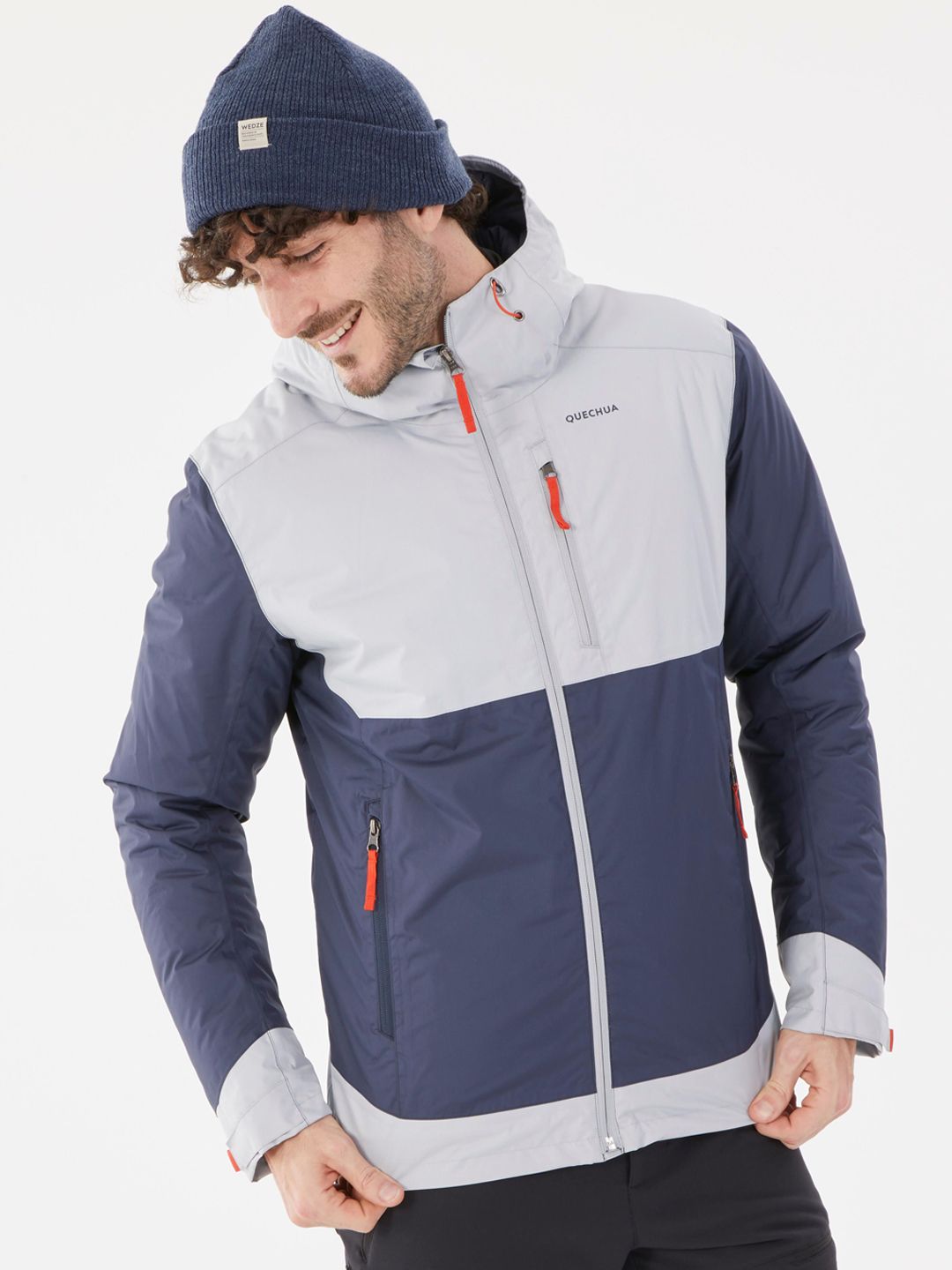 Quechua By Decathlon Colourblocked Hooded Sports Jacket-image-17