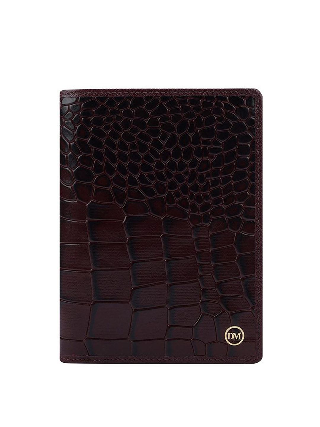 Da Milano Unisex Abstract Textured Leather Two Fold Wallet-picture-50