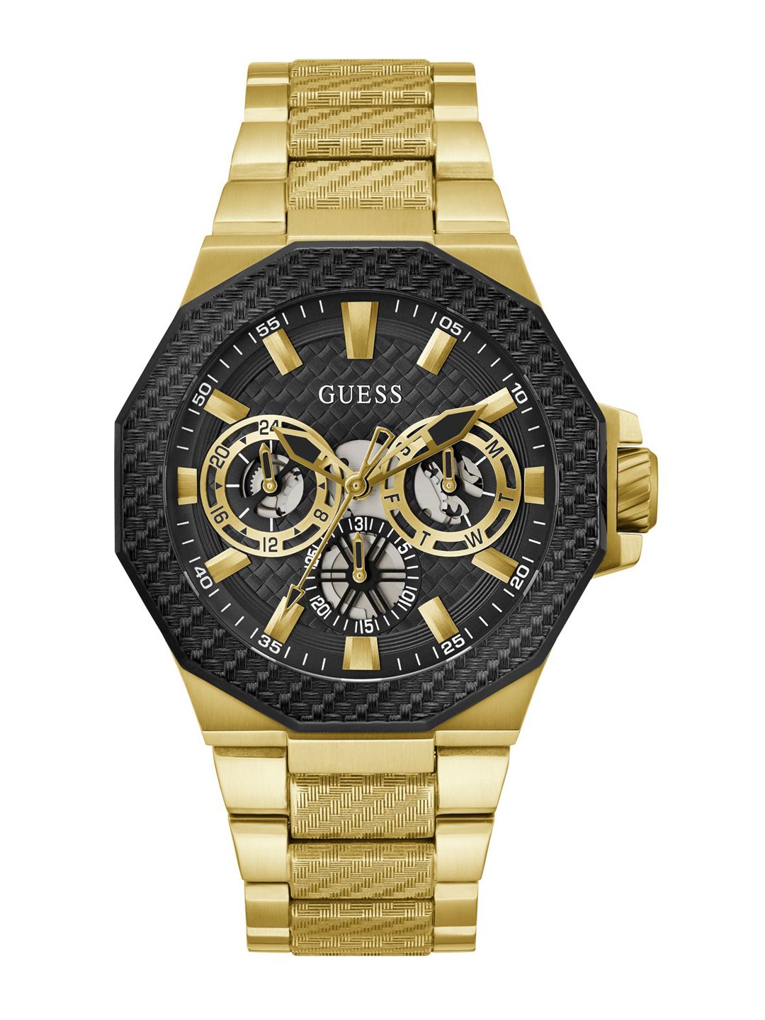 GUESS Men Bracelet Style Straps Analogue Multi Function Watch GW0636G2-picture-12
