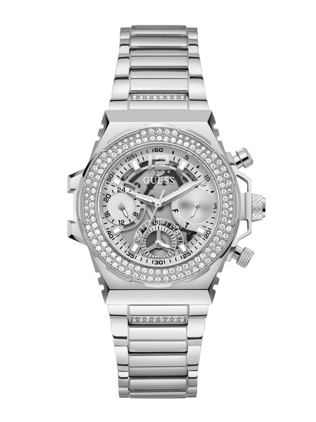 GUESS Women Embellished Analogue Multi Function Watch - GW0552L1-picture-36