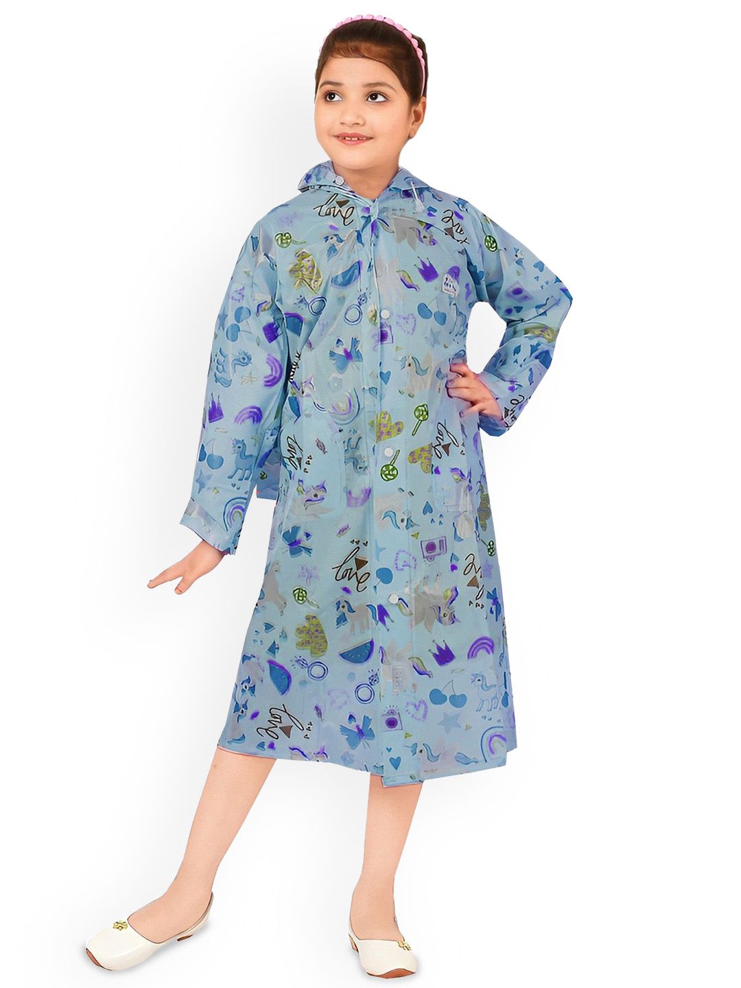 BAESD Kids Hooded Rain Jacket-image-8