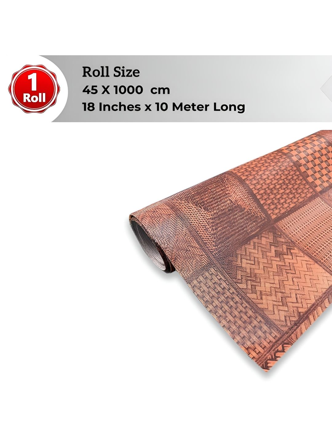 Dakshya Industries Brown Printed Water Resistant Shelf Liner Organiser-image-4