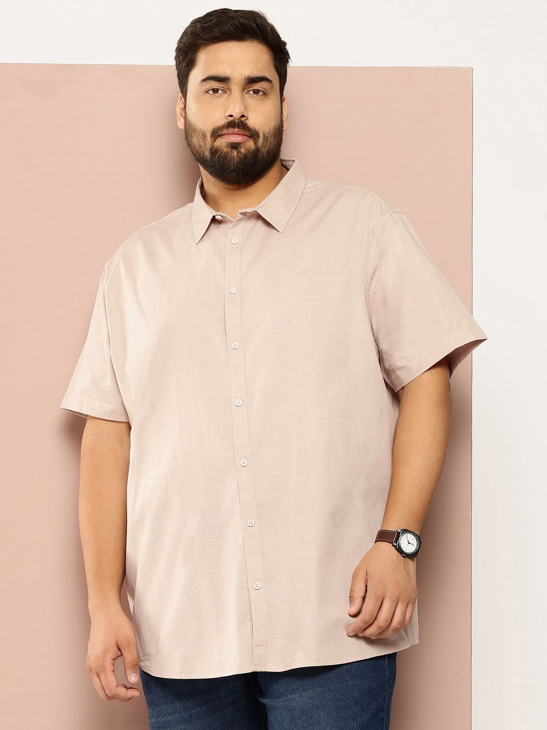 Sztori Men Plus Size Classic Casual Shirt-picture-28