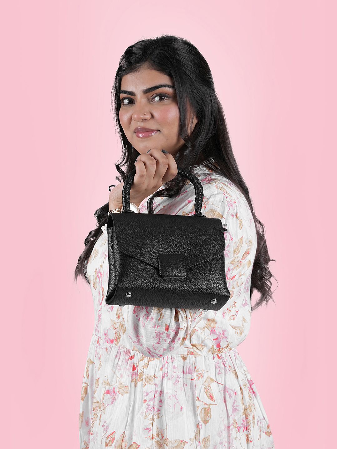 Metro Colourblocked Structured Handheld Bag-picture-39