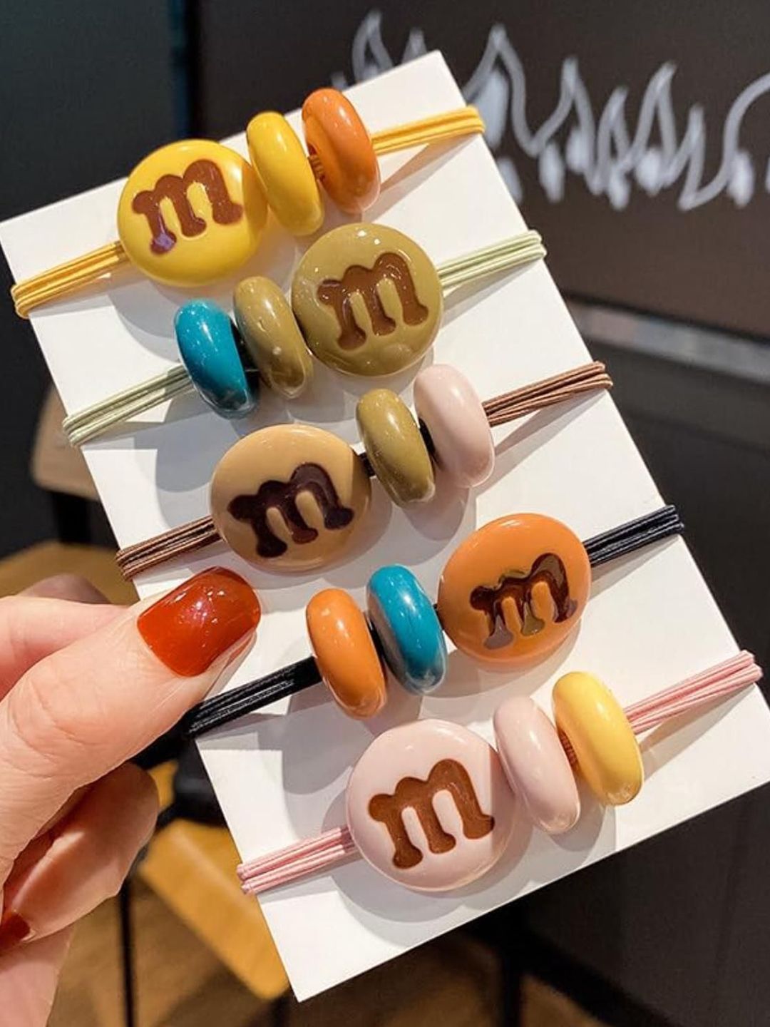 DN Creation Women Set of 5 Ponytail Holders-picture-33