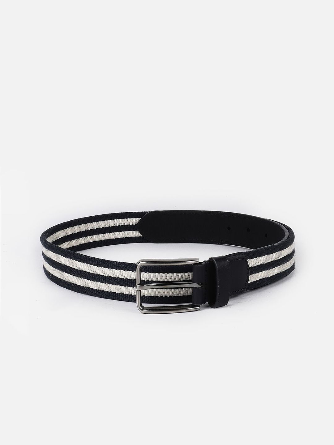 Peter England Men Striped Leather Belt-picture-38