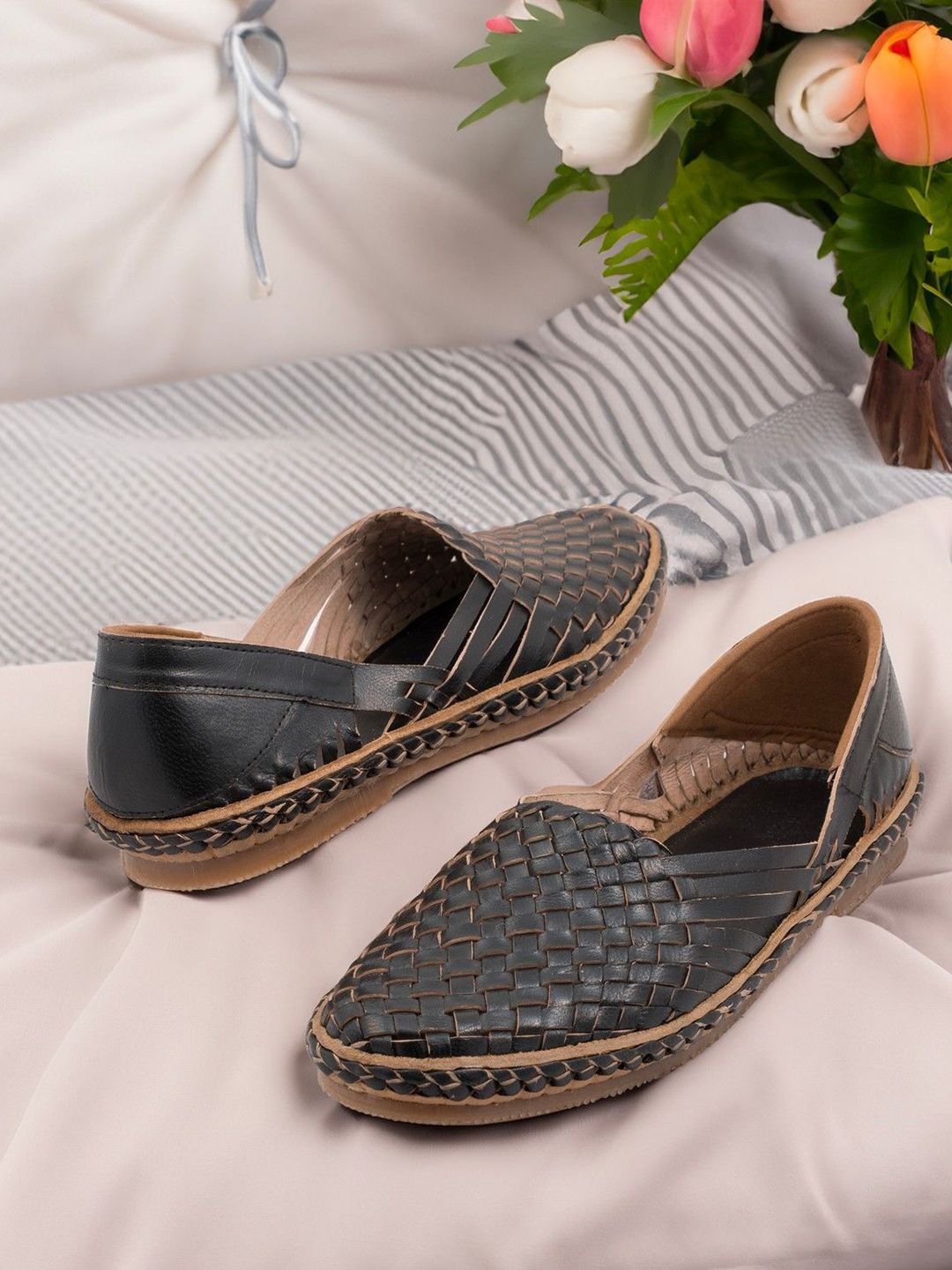 KORAKARI Women Leather Espadrilles-picture-26