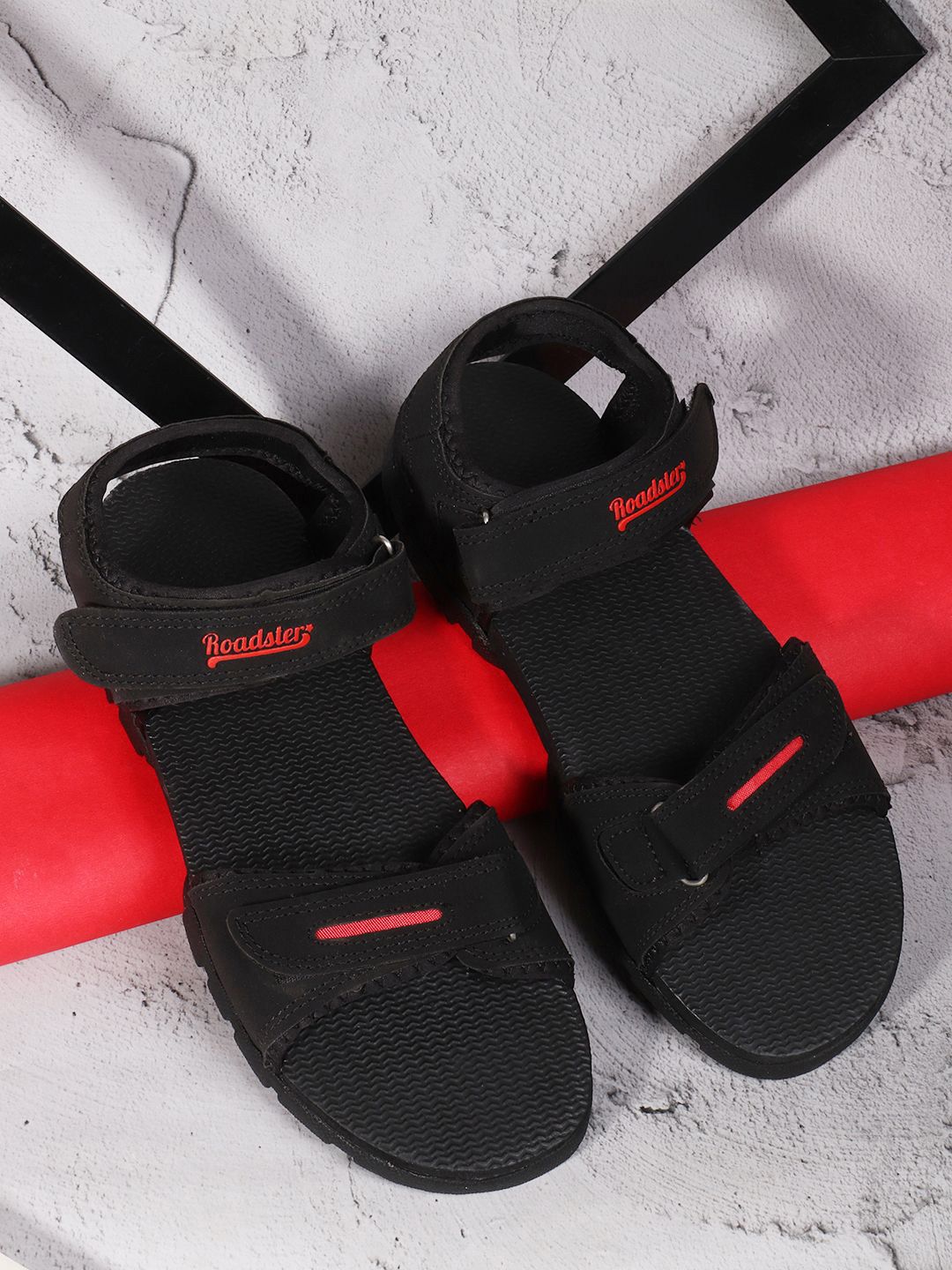 Roadster Men Black Sandals-picture-22