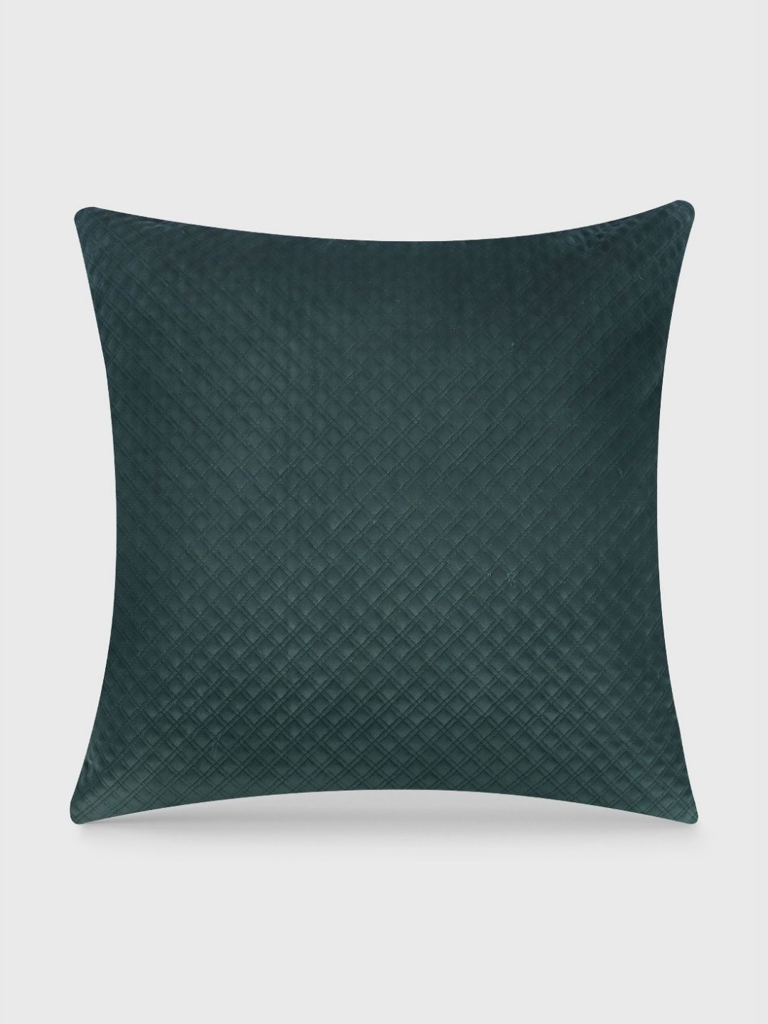 Mirooh Green Textured Square Shaped Velvet Cushions-picture-31