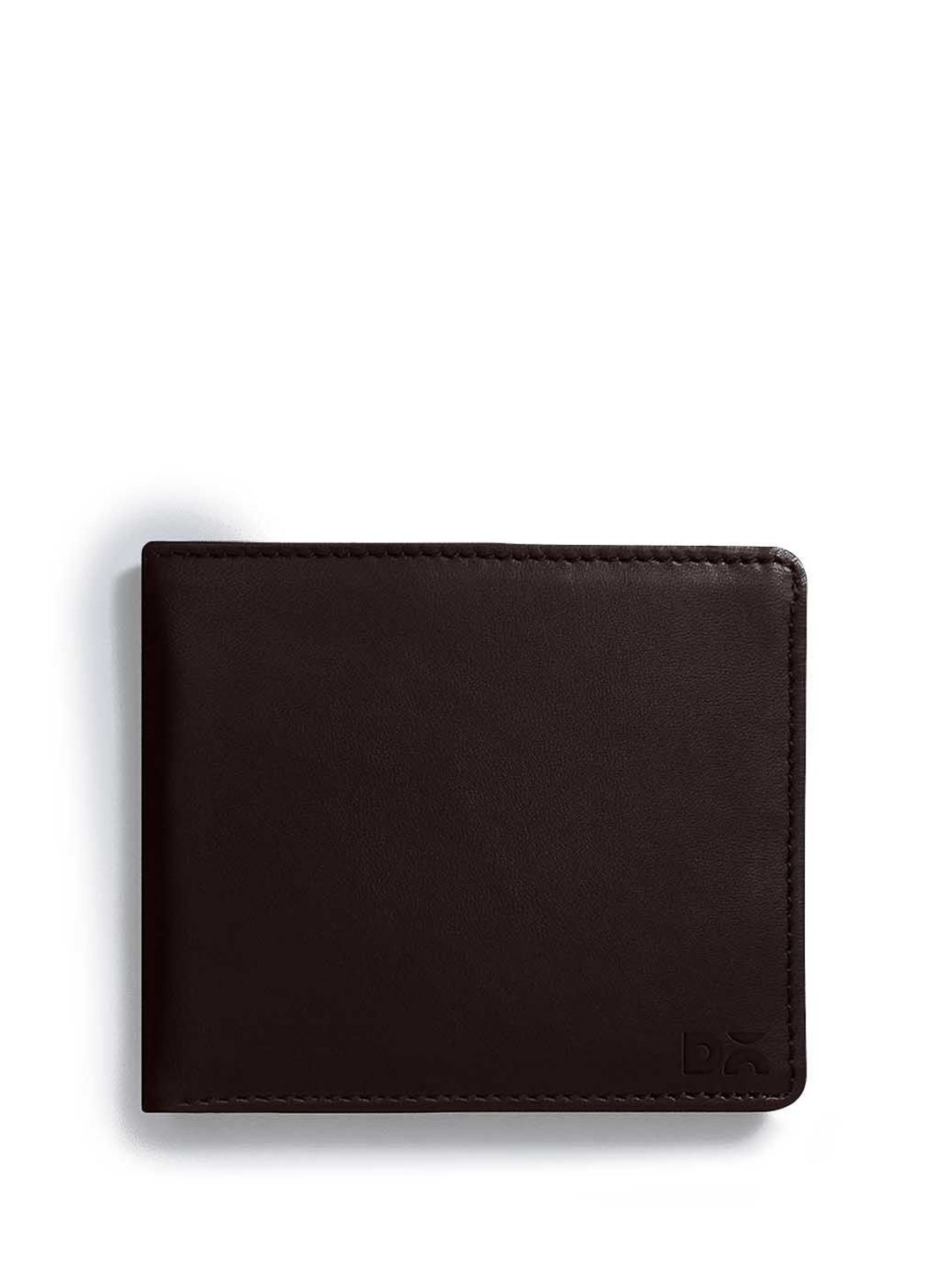 DailyObjects Brown Leather Slim Classic Billfold Wallet