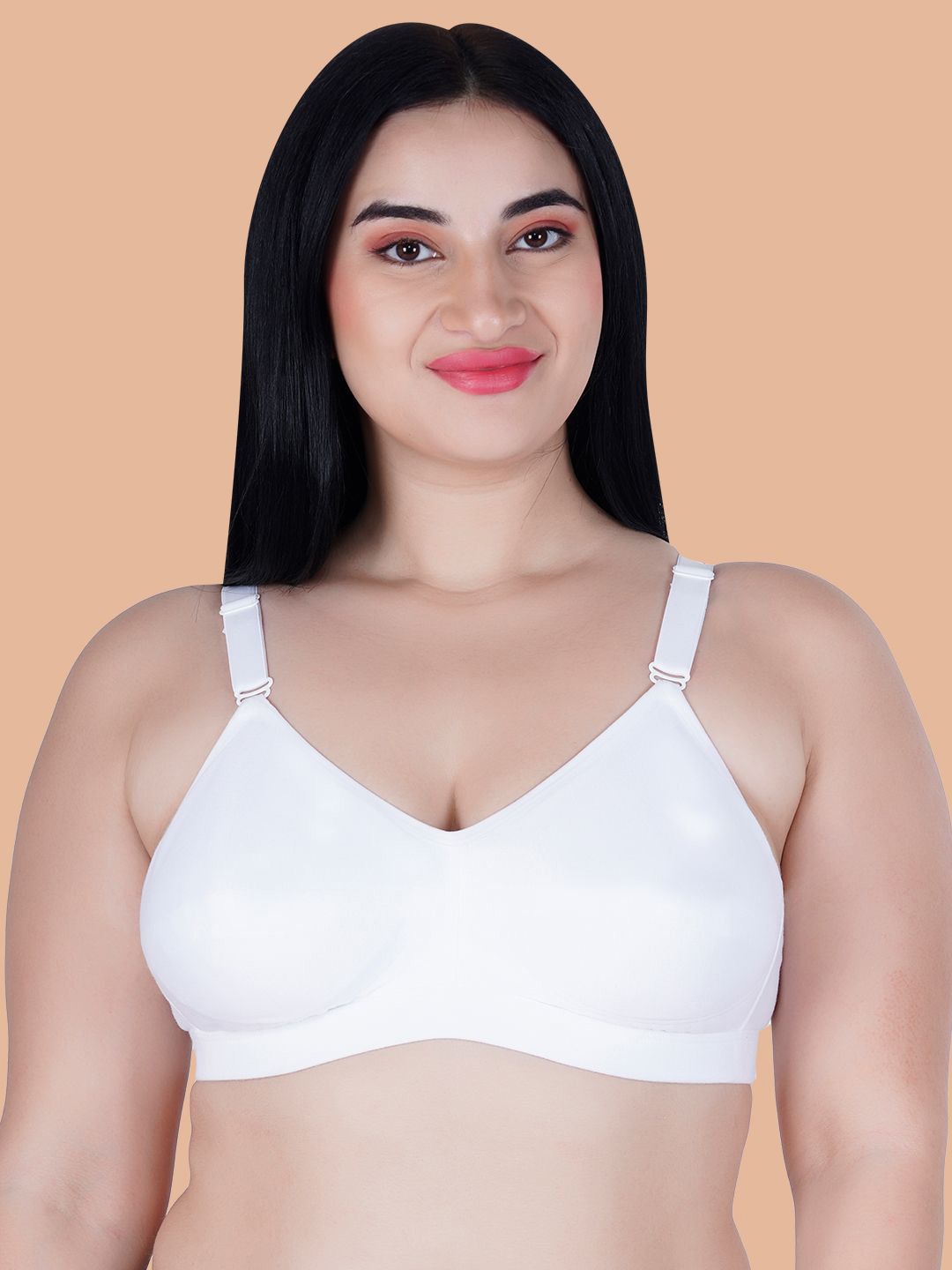 Souminie Full Coverage Non Padded Cotton Everyday Bra- All Day Comfort