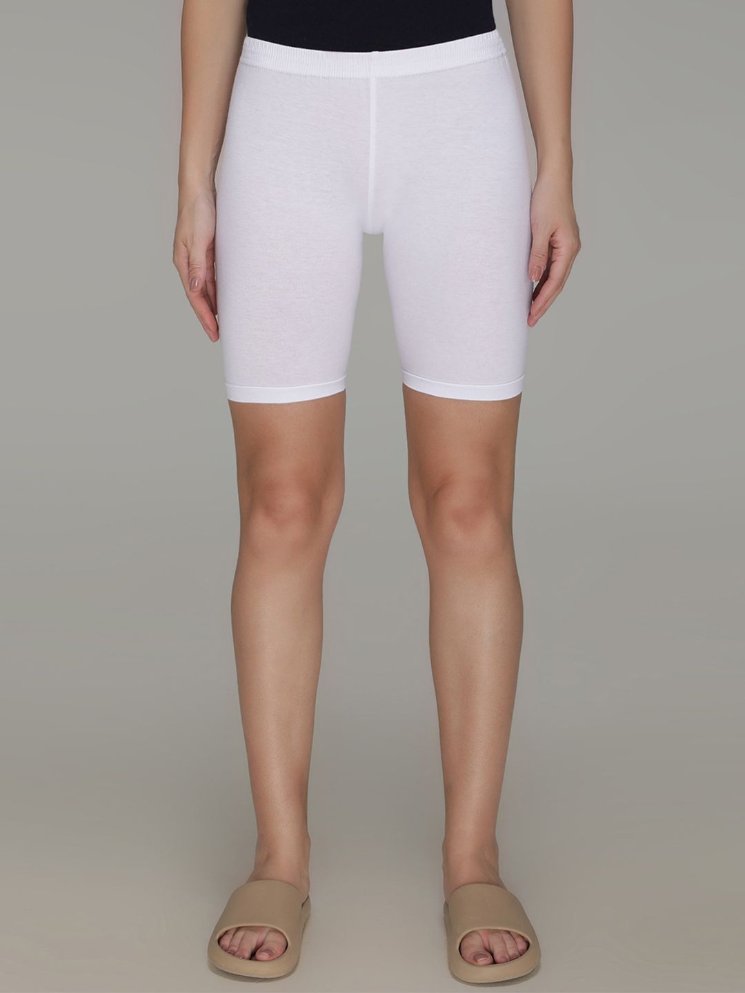 AMUL COMFY Pack of 2 Women High-Rise Cotton Lounge Shorts-image-38