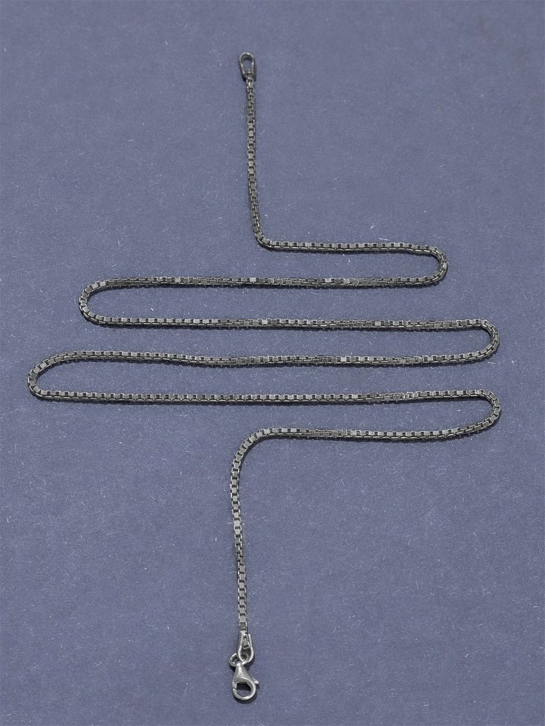 ORIONZ Men Sterling Silver Oxidised Chain-picture-10