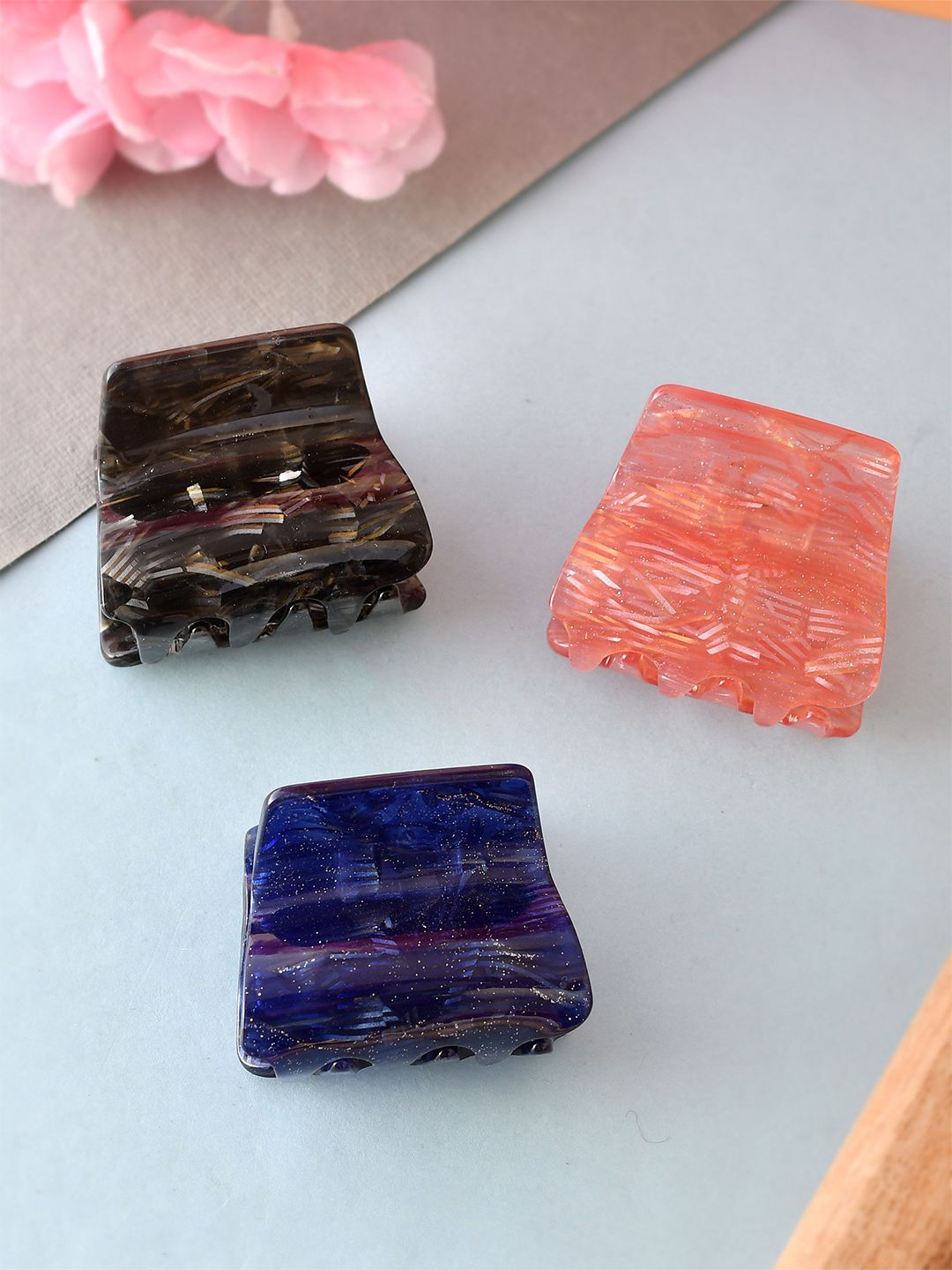 Silvermerc Designs Women Set of 3 Claw Clip