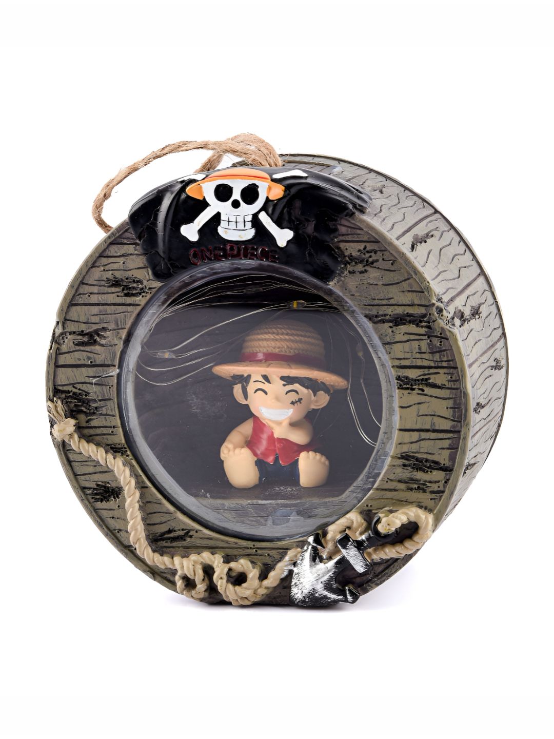 COMICSENSE Black & Grey Textured Acrylic Mugiwara Captain Anime Table Lamp-picture-49