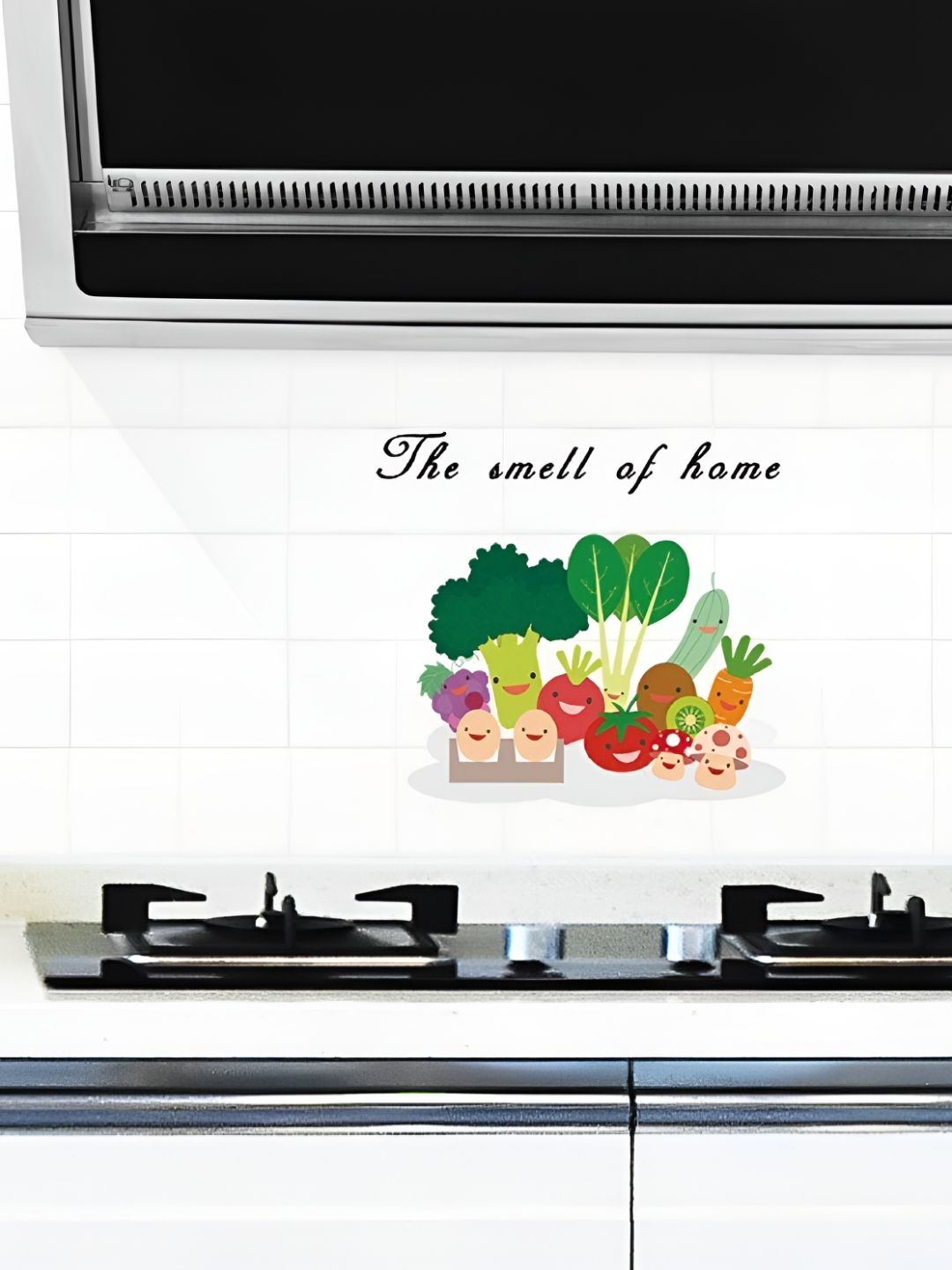Asian royal Green & Red 3D Printed Self Adhesive Wall Sticker-image-3
