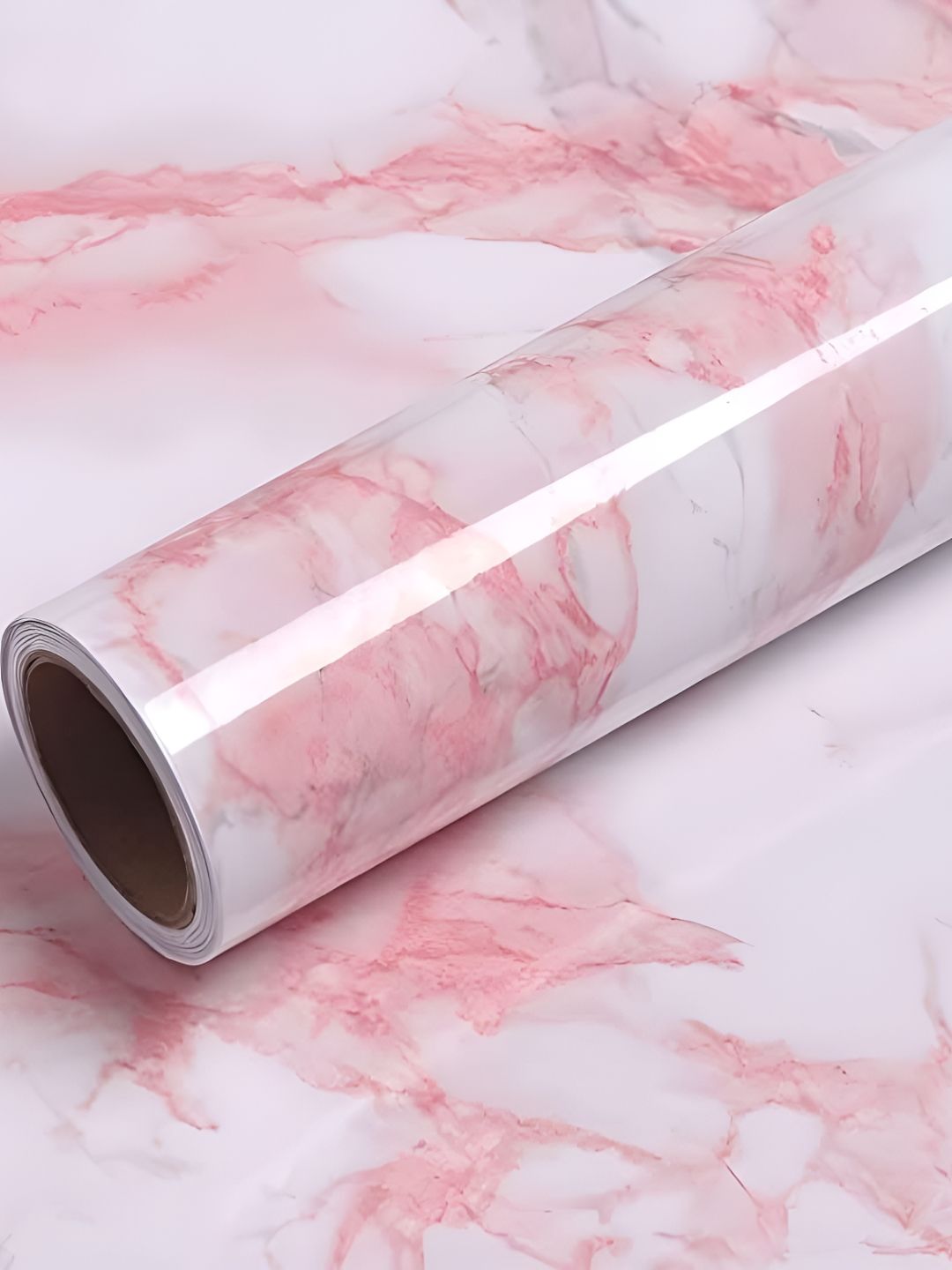 Asian royal Pink & White Printed Self Adhesive Wall Sticker-picture-28