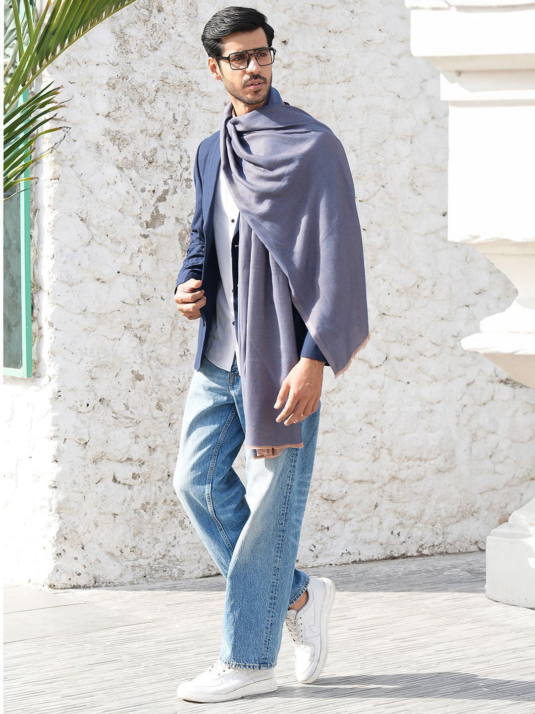 CrossKulture Men Modal Reversible Stole-image-34