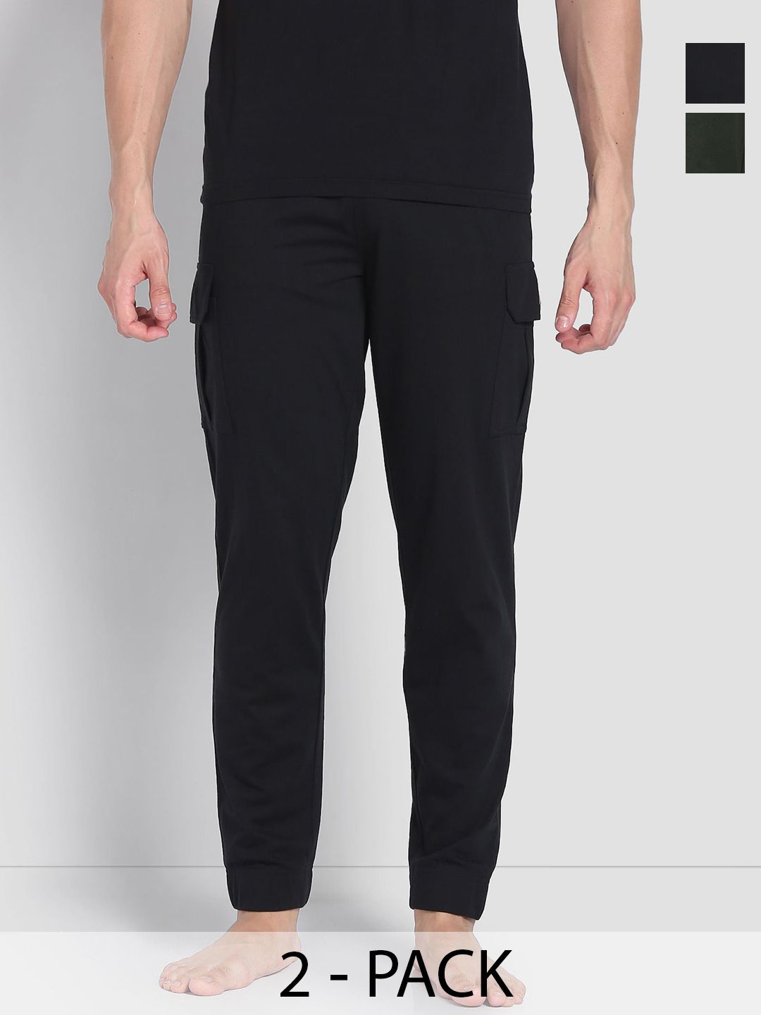 U.S. Polo Assn. Pack of 2 Mid-Rise Cotton Joggers Lounge Pants-picture-33