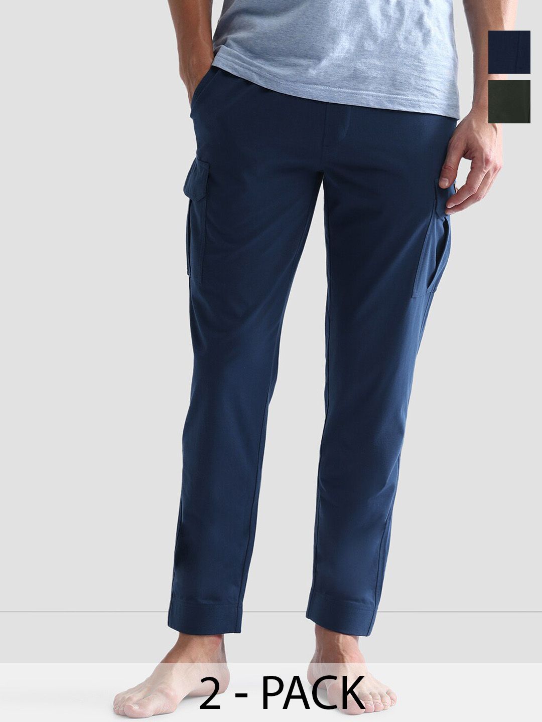 U.S. Polo Assn. Pack of 2 Mid-Rise Cotton Joggers Lounge Pants-picture-28