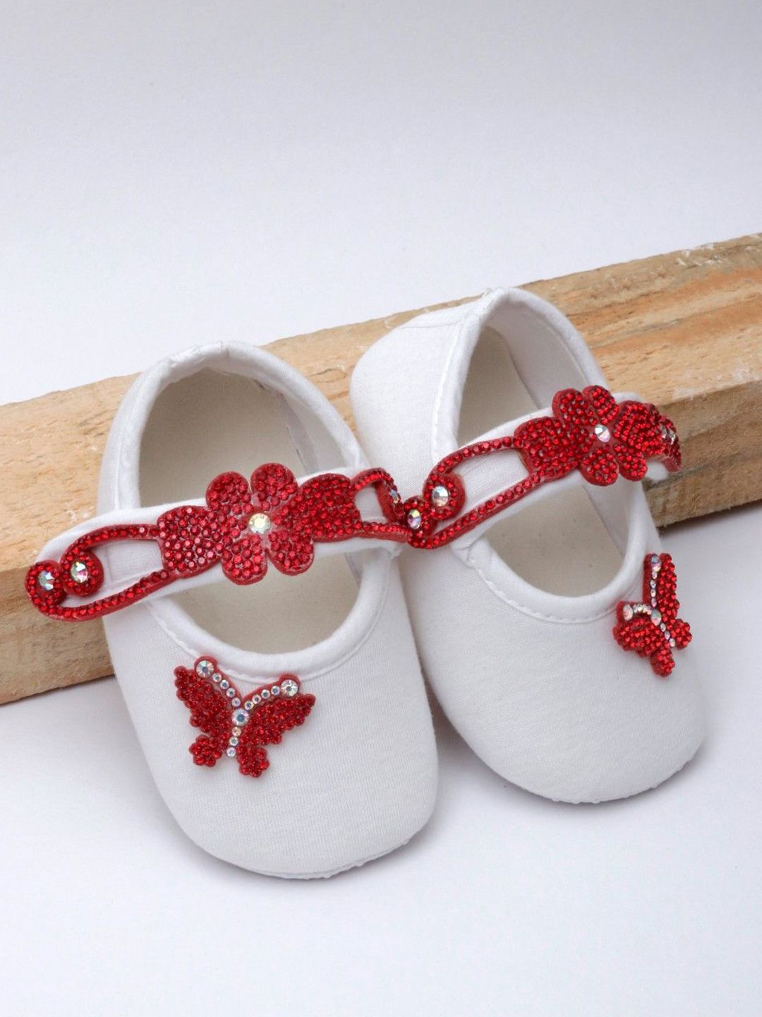 BAESD Infants Girls Embellished Cotton Booties-picture-31