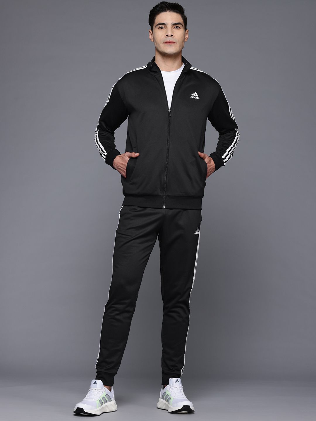 ADIDAS 3 Stripes Tricot Training Track Suit-image-14