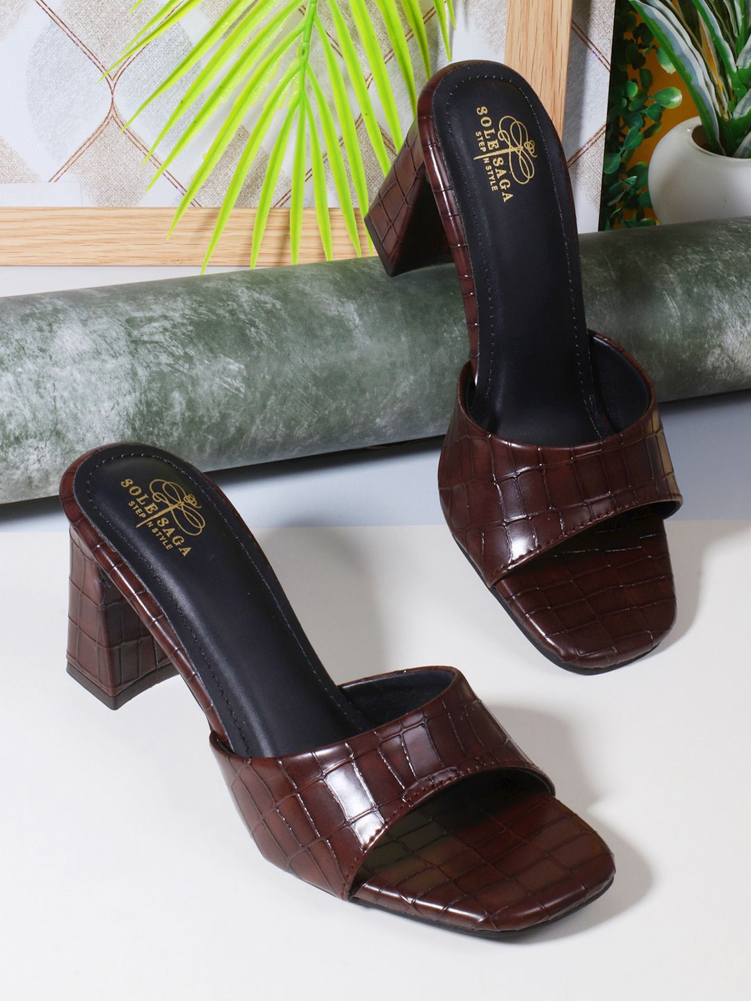 Sole Saga Open Toe Block Heels-picture-16