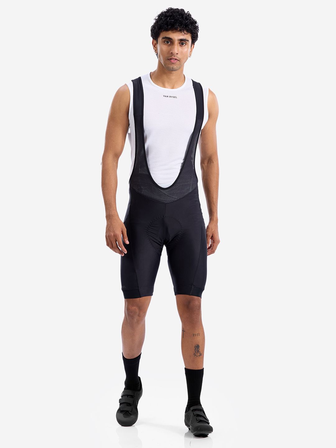 VAN RYSEL By Decathlon Men Black Road Cycling Bib Shorts-picture-34